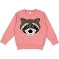 thumbnail image 2 of Inktastic Raccoon Animal Face Toddler Sweatshirt, 2 of 4