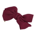 thumbnail image 1 of Ganga Única 1 Pc Clip de Cabello Clásico en Forma de Lazo para Mujeres y Niñas 5.51"x3.54"x1.38" Rojo Profundo, 1 of 5