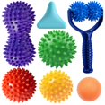 thumbnail image 1 of Juego de Bolas de Masaje Miofascial y Tejido Profundo Kit de 7 a 3 Tamaños de Bolas de Masaje Negro, 1 of 8