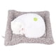 thumbnail image 3 of Simulación de vida de gato como suave y resistente al color, figura de gato peludo, modelo de gato para niños, decoración del hogar, accesorios decorativos, gato blanco, 3 of 5