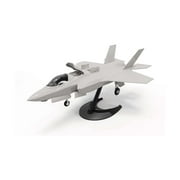 Skill 1 Model Kit F-35 Lightning II Snap Together Painted Plastic Model Airplane Kit by Airfix Quickbuild