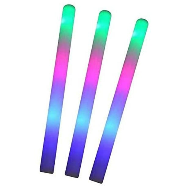 LED foam sticks with lighting effects flashing Glowstick party