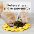 thumbnail image 5 of Snuffle Mat For Dogs Large Enrichment Toy Slow Feeder Machine Washable Sunflower Design Puppy Busy Activity Pet Supplies Training Mental Stimulation, 5 of 7