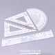 thumbnail image 1 of Sanrio Juego De Reglas Acrílicas Lindo De Dibujos Animados Kuromi Pochacco Herramientas De Medición 15cm Regla De Borde Recto Triangular Transportadores Papelería Escolar, 1 of 4