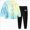 T117-Mint Green, variant on 5-6 Years Child Girls 2 Piece Outfit Fall Winter 2Pcs Tie Dye Long Sleeved Pants Outfit Back-To-School Pajamas & Dailywear Girls Pink Tracksuit