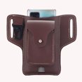 thumbnail image 4 of Bolsa Fanny Riñonera Hombres PU Cinturón de cuero Bum Hip Pack Funda para teléfono Cartera (Café) Ehuebsd Para estrenar, 4 of 6