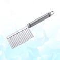thumbnail image 2 of Stainless Steel Wave Cutter Crinkle Cutting ToolFrench Fry Potato Slicer Cutter, 2 of 8