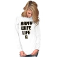 thumbnail image 5 of US Army Wife Life Military Spouse Women's Long Sleeve T Shirt Brisco Brands M, 5 of 6