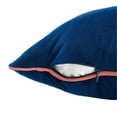 thumbnail image 2 of Modway Accentuate 24" Performance Velvet Throw Pillow in Navy Blossom, 2 of 4