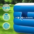 thumbnail image 4 of Inflatable Swimming Pool, 70x55x29 inch Inflatable Pool, Family Pool, Summer Water Party, Kids, Outdoor, Garden, Backyard (A 70x55x29in), 4 of 6