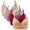 Multicolor #9, variant on Gymayou 5 Pack No Underwire Comfort Bras for Women High Support Lift Up Wireless Bra Daily Wear Bralettes Multicolor #1 L