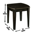thumbnail image 3 of Game End Table - Brown, Crafted From Wood, Reversible Top With Chessboard Feature, Hidden Chess Piece Storage, Floor-protecting Plastic Glides, Quick Assembly In Wood Construction Top, Space,, 3 of 4