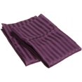 thumbnail image 1 of 400 Thread Count Egyptian Cotton King Pillowcase Set Stripe  Plum, 1 of 1