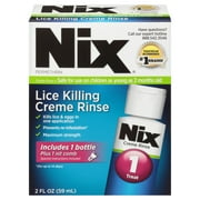 Nix Lice Killing Creme Rinse Extra Strength and Lice Comb, 2 fl oz