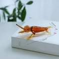 thumbnail image 2 of Figuras diminutas de cocodrilo de cristal soplado a mano, animales de arte coleccionables, regalo para decoración del hogar (cocodrilo transparente), 2 of 5