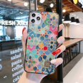 thumbnail image 1 of Funda de teléfono de lámina dorada de lujo para iPhone 11 12 13 14 mini Pro Max XS X XR 7 8 SE 2020, funda a prueba de golpes con hojas de árbol Tan Jianjun unisex, 1 of 2