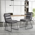 thumbnail image 2 of Homy Casa 2 Packs Tufted Upholstery Side Chairs, 2 of 11