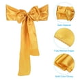 thumbnail image 4 of Uxcell Chair Sashes Ties Chair Bows Ribbon Decorative Sashes Gold Tone 10, 4 of 5