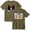 Khaki, variant on Bailey Zimmerman DNSR Cover Cotton T-Shirt Women Men Casual Crewneck Short Sleeve Tee