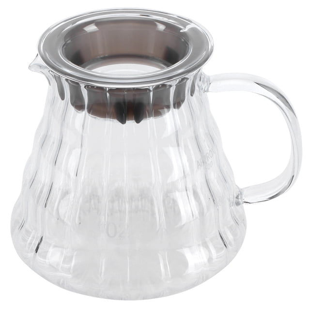 Cafetera Mango Anti-escaldado 11.3-12.3oz Cafetera Vidrio De Borosilicato Alto Para El Hogar Para La Oficina ANGGREK Vinos y Licores