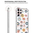 thumbnail image 3 of Mystic Eyes Clear Case for Samsung Galaxy S21 Ultra,Aesthetic Art Design Case for Men Women,Unique Trendy Transparent TPU Bumper Case Cover, 3 of 5