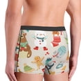 thumbnail image 4 of Kdxio Men's Boxer Briefs with Christmas and New Year Print - Comfortable and Breathable Underwear for Everyday Wear, 4 of 7