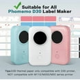 thumbnail image 3 of YANI- Phomemo 3 Rolls Circle White Square 12 X 40 Mm Self-Adhesive Thermal Labels, 3 of 6