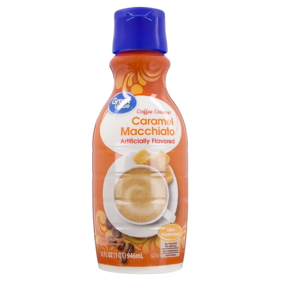 Great Value Caramel Macchiato Coffee Creamer, 32 fl oz