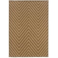 thumbnail image 2 of Style Haven  Veranda Chevron Tonal Stripes Brown Indoor-Outdoor Rug 8'6" x 13' 9' x 12' Accent, Outdoor, Indoor Living Room, Patio, Dining Room, 2 of 5