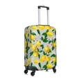 thumbnail image 3 of Uemuo Lemon Seamless Pattern Oil Painting Effect Printed Washable Luggage Cover - Fashion Suitcase Protector Fits 18-32 Inch Luggage -Small, 3 of 9