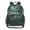 Green Butterfly, variant on Large Clear PVC Backpack Heavy Duty See Through Backpack for Adults Work Travel, Green Butterfly Printed 12L
