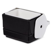 Igloo Playmate Mini Cooler, 4 QT Capacity, Holds 6 Cans, Black, Insulated Hard Side Lunchbox Cooler Keeps Your Lunch Cold