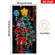 thumbnail image 2 of Portada de Puerta de Navidad de Color Fluorescente, Cover de Navidad con Santa y Árbol, Para Noche, Cover de Navidad con Luces, Cover de Navidad para Exterior, Cover de Navidad con Figuras de, 2 of 8
