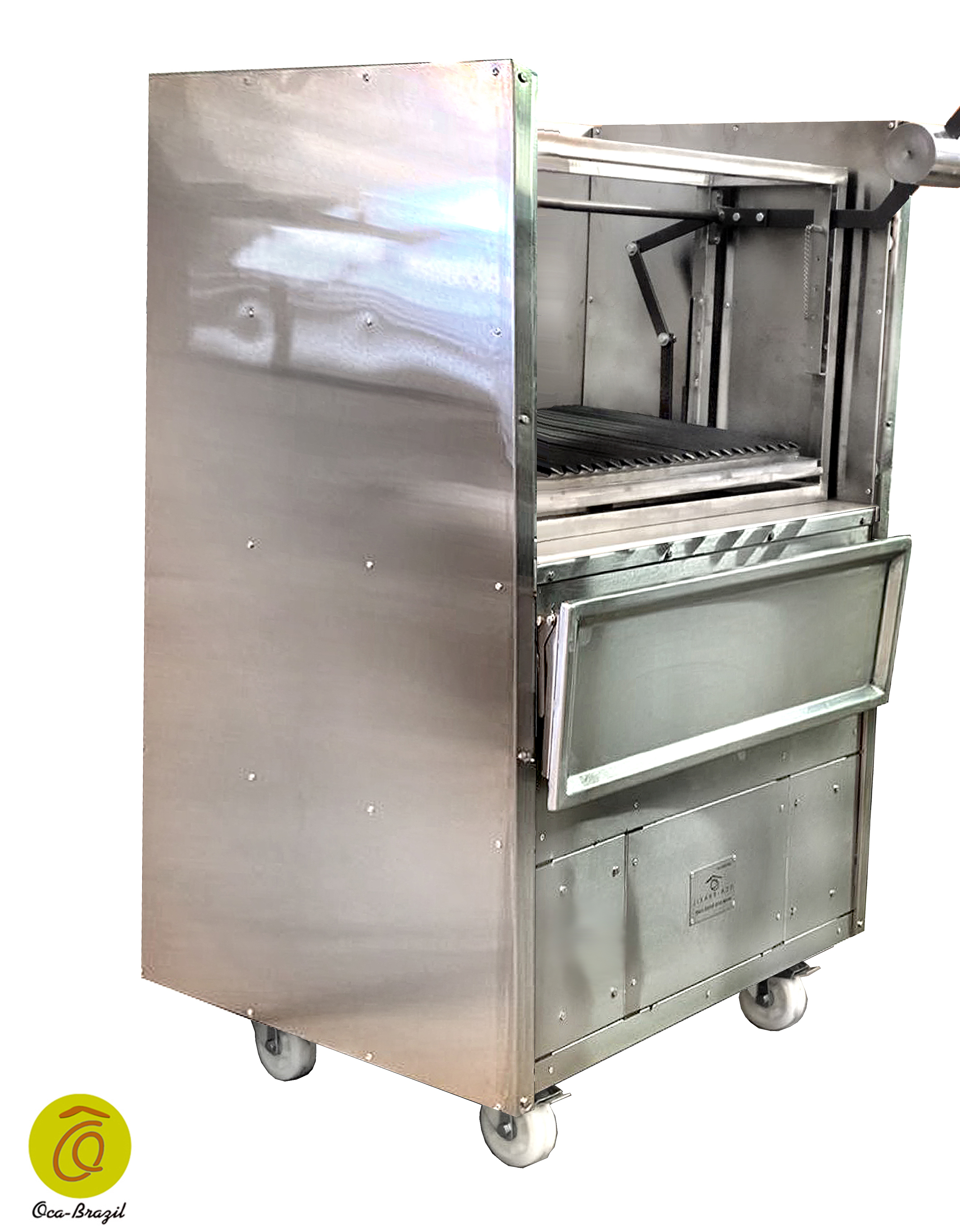 Charcoal Grill with Manual Lift - Parilla - NSF Certified - Professional Grade
