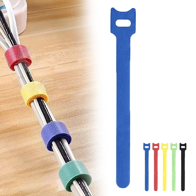 ¡Oferta! Cinta adhesiva, 50 unidades, cinta autoadhesiva tipo T para gestión de cables de datos, bridas y papelería.