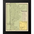 thumbnail image 2 of Beers 15x18 Black Modern Framed Museum Art Print Titled - Wakefield New York Landowner - Beers 1868, 2 of 5