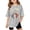 Grey, variant on Girls 250th Anniversary American Flag Shirt Crewneck Short Sleeve 2026 Patriotic T-Shirt for Kids 3-14Y