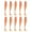 Orange white, variant on Jesscasday 10Pcs Soft Lures Worm Baits Artificial Swimbaits Small Fishes Tail Swimbaits Lures