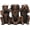 Brown, variant on Three Monkeys Statue See-No Speak-No Hear-No Evil Brown 2.8"   Office Decoration Gifts PTZD047