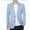Light Blue, variant on Men's Casual Blazer Fashion Long Sleeve Suit Jacket Spring Lapel Collar Dress Suit Pocket Fall Light Blue 48