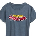 thumbnail image 3 of Marvel Spider-Man - Editorial Logo - Ladies Short Sleeve Graphic T-Shirt, 3 of 5