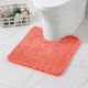 thumbnail image 1 of Alfombra de baño MIULEE de microfibra en forma de U Contour Living Coral, 1 of 7