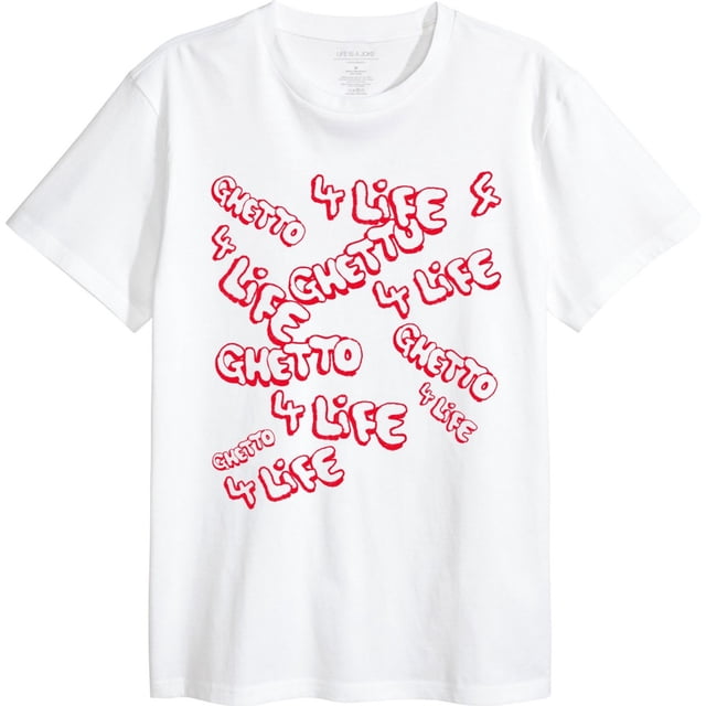 Camiseta gráfica Ghetto For Life de Elevenparis para hombre blanca S