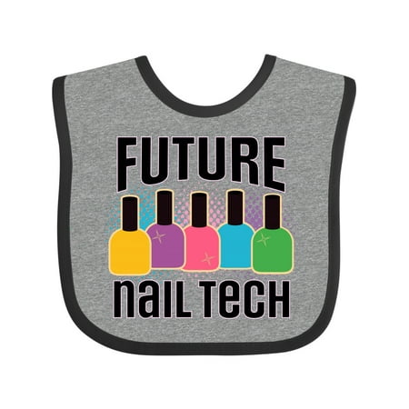 

Inktastic Future Nail Tech Gift Baby Girl Bib