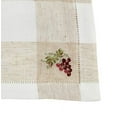 thumbnail image 4 of Fennco Styles Hommage BrodÃ© Collection Cottage Floral Embroidery Border Hemstitch Linen Blend Table Linens, 4 of 41