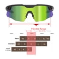 thumbnail image 3 of Gafas de Sol ER00 Envolventes Pequeñas para Béisbol para Jóvenes, Niños y Mujeres, 3 of 9