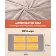thumbnail image 2 of TEMOGU-Heated Blanket Battery Operated, 9V Portable Cordless Heated Blanket Wearable Shawl, Gifts for Mom Women, Heating Throw with 4 Heating Area, 65x31.5 Inches, 2 of 4