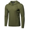thumbnail image 3 of FashionOutfit Men's Thermal Hooded Long Sleeve T-Shirt, 3 of 4