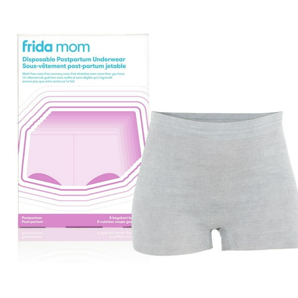 Frida Mom - Sous-vêtements post-partum jetables (sans coussinet) - Récupération périnéale - Super doux, extensible, sans latex - Sac d'hôpital pour nouveau-né essentiel - Ordinaire