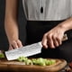 thumbnail image 5 of Juego de 2 Cuchillos de Cocina Forjados, Cuchillos de Chef Japoneses, Cuchillo de Carne Martillado a Mano con Mango de Madera, 5 of 7
